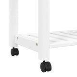 Kitchen Trolley MONZA 84x40x88.5 cm Solid Wood Pine 376102