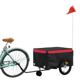Bike Trailer Black and Red 45 kg Iron 94104