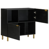 Sideboard Black 80x33x75 cm Engineered Wood 4017675