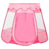 Children Play Tent with 250 Balls Pink 102x102x82 cm 3107725