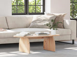 Coffee Table Brown 80 x 40 x 35 cm Solid Pine Wood 873532