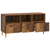 TV Cabinet Old Wood 102 x 34.5 x 50 cm Engineered Wood 894683