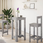 ZNTS Bar Table Concrete Grey 51x50x103.5 cm Engineered Wood 854403