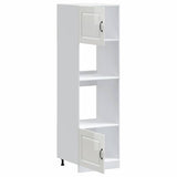 Oven Cabinets 2 pcs Kalmar Gloss White Engineered Wood 3315033