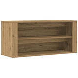 Shoe Bench Artisan Oak 100x35x45 cm Engineered Wood 857090