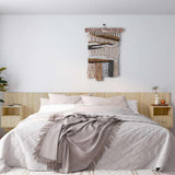 Bed Headboard with Cabinets Sonoma Oak Engineered Wood 3115766