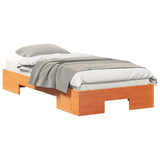 Bed Frame Brown 75 x 190 cm 873057