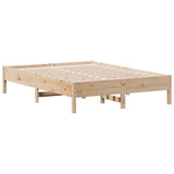 Bed Frame without Mattress 140x190 cm Solid Wood Pine 842714