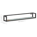 Wall Shelves 2 pcs 120 cm Solid Reclaimed Wood 320674