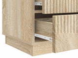 Bedside Cabinet Sonoma Oak 43 x 34.5 x 44.5 cm Engineered Wood 895219