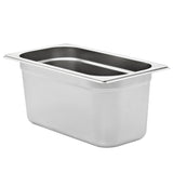 Gastronorm Containers 4 pcs GN 1/3 150 mm Stainless Steel 50896