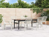 Garden Chair White Cast aluminium Medium Ergonomic Garden Chair 3216321