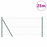 Welded Wire Fence with Concrete Base 25 x 1 m 3353517