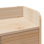 Bookcase Bed without Mattress 135x190 cm Double Solid Wood Pine 3323983