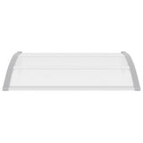 45628 Door Canopy Grey 120x100 cm PC