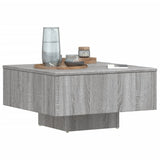 Coffee Table Grey Sonoma 60x60x31.5 cm Engineered Wood 815838