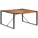 ZNTS Dining Table 140x140x75 cm Solid Wood 321574