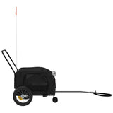 Pet Bike Trailer Black Oxford Fabric and Iron 93891