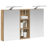 Bathroom Cabinet Set 3 pcs 80 x 10.5 x 50 cm Engineered wood 3403663