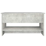 Coffee Table Concrete Grey 80x50x40 cm Engineered Wood 809660