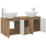 Bathroom Cabinet Set 3 pcs Artisan Oak 49.5 x 44.5 x 65 cm 3405706