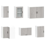 11 Piece Kitchen Cabinet Set Porto Grey Sonoma Engineered Wood 3314967