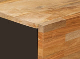 Side Cabinet with Drawer Brown 40 x 33 x 75 cm Solid Mango Wood 4018319