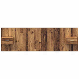 Headboard with Cabinet 3 pcs Old Wood Engineered Wood 3415742