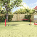 Tennis Net Folding Black and Red 396 x 92 x 87 cm Polyester 42012861