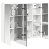 Bathroom Mirror Cabinet White 83.5 x 15.5 x 70 cm 889263