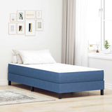 Bed Mattress with Mattress Blue 90 x 190 cm Fabric 42008264