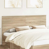 Headboard with Headboard Sonoma Oak 180 cm Engineered wood 887728