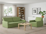 Sofa Set 2 pcs Light Green Velvet 3433206