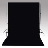 Backdrop Cotton without Stand Black 500x300 cm 190006
