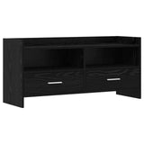 TV Cabinet 100 x 33 x 47 cm Black Oak Engineered Wood 8011156