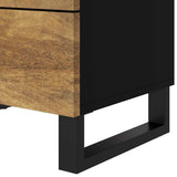 Bedside Cabinet 50x33x62 cm Solid Wood Mango&Engineered Wood 350663
