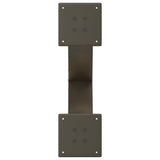 Coffee Table Legs X-Shaped 2 pcs Natural Steel 60x cm Steel 4012943