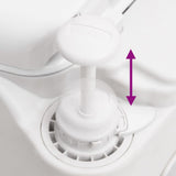 Integrated Camping Toilet White 2417 L HDPE&Enamel 154410