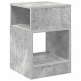 End Table 2 pcs Concrete Grey 30.5 x 30 x 45 cm Engineered Wood 890903