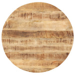 ZNTS Table Top Solid Mango Wood Round 25-27 mm 70 cm 286007