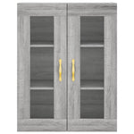 Highboard Grey Sonoma 69.5x34x180 cm Engineered Wood 3198455