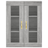 Highboard Grey Sonoma 69,5x34x180 cm Engineered Wood 3198455