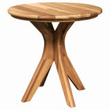 Side Table Brown 55 x 55 x 51 cm Solid Teak Wood 42006358