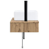 Wall-Mounted Wash Basin Artisan Oak 53 x 35 x 39 cm 890217