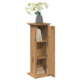 Display Stand with Storage Artisan Oak 31x30x90 cm Engineered Wood 854615