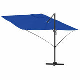Umbrella Azurblau 351 x 250 x 260 cm Polyester and Aluminium 42003348