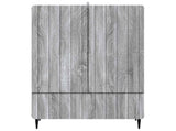 Sideboard Grey Sonoma 66 x 34.5 x 97 cm Engineered Wood 894441