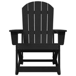 Adirondack Rocking Chairs 2 pcs Black HDPE 3335836