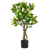 Artificial Lemon Tree 234 Leaves 90 cm Green 4103590