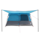 Family Tent with Roof Blue 320 x 210 x 180 cm Polyester 42028490
